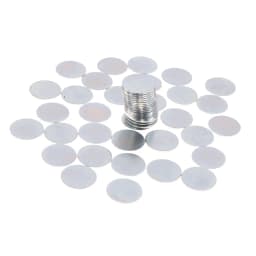 Round Galvanized Sheet Iron Pieces for DIY Crafts, Pack of 50/100