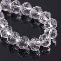 Solid Color 3x2mm 4x3mm 6x4mm 8x6mm 10x7mm 12x8mm Rondelle Faceted Czech Crystal Glass Loose Spacer Beads for Jewelry Making DIY
