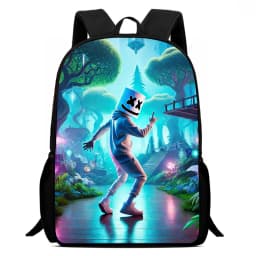 Fortnite Cartoon 15-inch Lightweight Backpack With Adjustable Shoulder Straps Kids Daily School Bag For Boys Girls Age 5-9