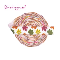 BRISTLEGRASS 2 Yard 5/8" 15mm Fox Dog Cat Rose Flower Floral Print FOE Fold Over Elastic Spandex Band Hair Tie Dress Sewing Trim