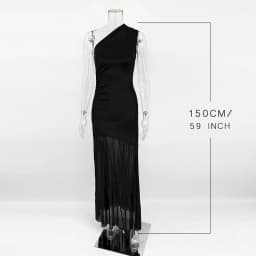 Ticketsx Off Shoulder See Through Dress Solid High Waist Patchwork Backless Slim Long Dress Women Vacation Party Evening Dresses