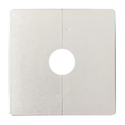 1 Pc Wall Split Flange Square Escutcheon Plate Water Pipe Wall Covers Reserved Drill Hole Panel Decor for Wires Faucets Pipes