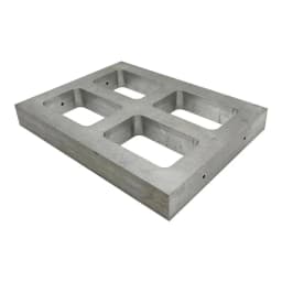 Aluminum Casting Mould Frame Thickness 12mm Vulcanized Rubber Molding Tool Jewelry Tools
