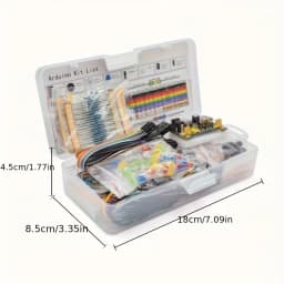 Electronic Components Electrolytic Capacitor Resistor led 830 Hole Breadboard Kit Tool MB-102 for UNO R Component Pack Beginner