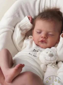 45cm Waterproof Sam Bebe Reborn Girl and Boy With Rooted Hair Soft Touch Feeling Lifelike Realistic bebés rebórn vinilo silicona