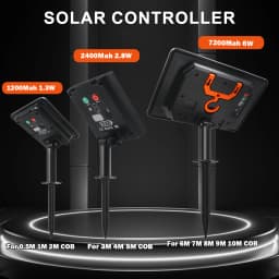 DC24V Solar Powered COB Neon LED Strip IP68 Waterproof 320Leds/M Flexible Adhesive Ribbon Rope Light Home Garden Linear Lighting