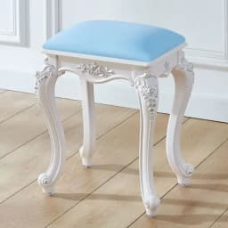 European American Style Dressing Stools Makeup Stool Soft Small Square Ottomans Household Chairs Princess Bedroom Nail Stools