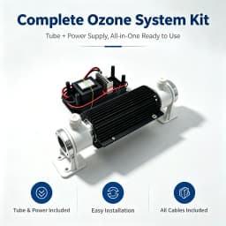 10G Air-Cooled Ceramic Tube Ozone Generator Ceramic Tube Ozone Generator Ceramic Tube for Water Sterilizer Purifier Disinfection