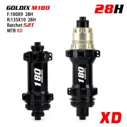 GOLDIX M180 MTB BOOST Hub Center Lock Disc 28H EXP Ratchet 52T Mountain XD Class Bike Hub for Shimano SRAM 11 12 Speed