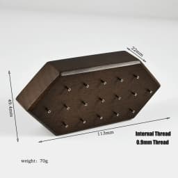 Wood Body Piercing Jewelry Display with Thread Holder Rack Stand Seller Jewelry Cases Shelf Multi Jewelry Top Storage Tools