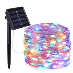 Solar LED Copper String Light 8 Modes Fairy Outdoor Holiday Garland Decoration Garden 30M/20M/10M/5M/2M Party Lights