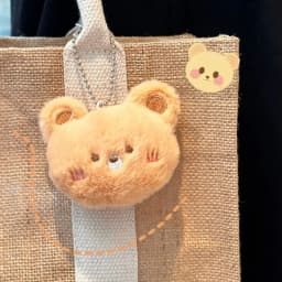 Cartoon Soft Animal Keychain Cute Plush Bear Keyring For Women Rabbit Frog Doll Keychain Backpack Pendant Ornaments Girls Gift