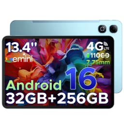 DOOGEE Tab G6 Max 2-in-1 tablet PC Android 16 Gemini AI 13.4'' 32 GB 256 GB 11000 mAh battery 7.7mm Widevine L1