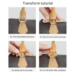EverToner Adjustable Crossbody Leather Strap for Speedy 25 30 Bag Shoulder Straps Replacement Accessories