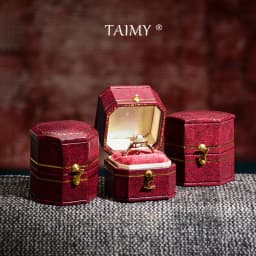TAIMY Vintage Ring Box Handcrafted Wedding Antique Ring Box Lassical Victorian Style Decor Mini Jewelry Box Ring Storage Case