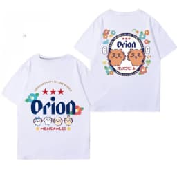 Orion Men's and Women's Collaborative Chiikawa (Usagi) Short Sleeve T-Shirt for Parents and Kids - Comfortable, Breathable Ins
