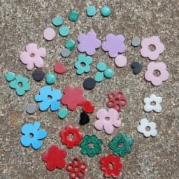 DIY Lovely Floral Pendant Silicone Mold with Hole Jewelry Keychain Necklace Earrings Flower Shape Charms Epoxy Resin Mould