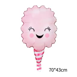 Summer Children's Ice Cream Party Decorative Products Ice Cream Sweet Cartridge Popsicle Sundae Alien Aluminum Balloon