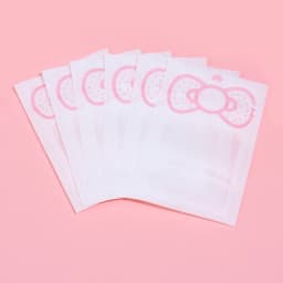 20pcs/lot Pink Clear Ziplock Bag Bow Tie Candy Cookies Packaging Bags Jewelry Ornament Beads Storage Pouches Gifts Snack Bag