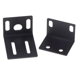 New 1 Set Metal 1U Rack Mount Ear Mounting Jointing With Screw Cap For Frame Box High Qulaity Wireless System Receiver Host