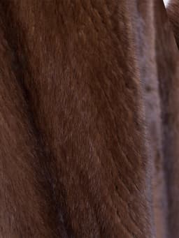 Lautaro Winter Long Luxury Elegant Stylish Thick Warm Fluffy Soft Brown Faux Mink Fur Coat Women Puff Sleeve Stand Collar 2025