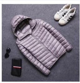 Men Parkas Down Cost Stand Collar Zipper Parka Outerwear Loose Cardigan Solid Pockets Spliced Winter Casual Long Sleeve