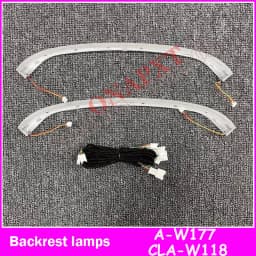 64-color Set For Mercedes-Benz A/CLA class W177 W118 LED Car Air Vent Turbine Outlet Nozzle Ambient Light Atmosphere Neon Lamp