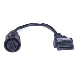 A+ Quality 16pin Connector For SCANIA To OBD2 16pin OBD Extension Cable For SCANIA Truck 16 Pin OBD2 Connector Compatible