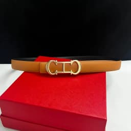 New Women's Belt Elegant Gold Letter Buckle Suitable For Daily Decoration Fashionable Belt Female