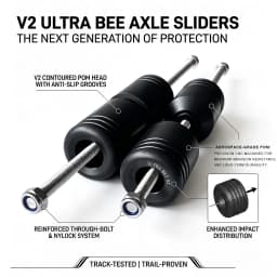For Ultra Bee Crash Sliders Supermoto Axle Sliders Front Rear Anti-Drop Nylon Blocks Front and Rear Axle Protection Plate