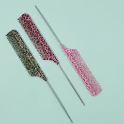 1pc/3pcs/8pcs 8 Unique Colorful Anti-Static Rat Tail Combs - Durable & Stylish, Leopard/Neon/Floral & More Patterns Available