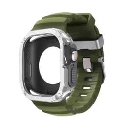 Silicone Strap+TPU PC Case For Apple Watch Ultra 3 2 1 49mm for iWatch Series 11 10 46mm band for Iwatch 9 8 7 6 5 4 45mm 44mm