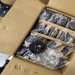 12V 24V 80W Bus Condenser Fan Engines DC Motor Electronic Radiator Fan Engines Replacement Lawn Monwer Part