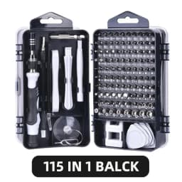 115-in-1 Precision Driver Set Magnetized Torx Hex Bits Multi-scene Repair Tool Kit for Mobile Phones Notebook PC Glasses Watch