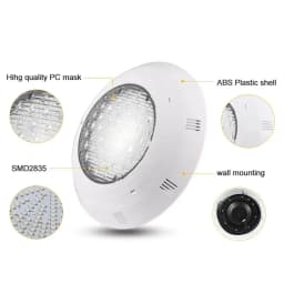 12V LED Swimming Pool Lights IP68 Waterproof Wall-Mounted Underwater Lights Color Changing RGB Lamp Piscina Lampe Remote Control