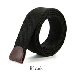 Belts For Man Canvas Belt Width 3.8cm Thickness 4mm Country Style Western Wear Belt Jeans Belts Fashion Belts (No Buckle)
