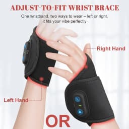Red Light Therapy Wrist Strap Wireless Rechargeable Relieves Pain Tenosynovitis 660nm For Office Worker 850nm Wrist Belt Ankle
