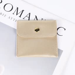 1pc Portable PU Leather Jewelry Storage Bag, Bag for Necklaces Bracelets Rings Earrings, Compact Jewelry Organizer Pouch