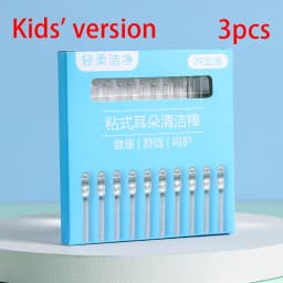 24Pcs/Box Silicone Ear Wax Remover Disposable Adhesive Ear Picks Sticky Earpicks S/L Reusable Ear Cleaner for Kids & Adults