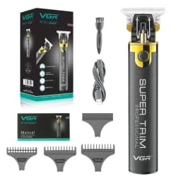 Original VGR Professional USB Electric Hair Trimmer Rechargeable Barber Cordless Hair Clippers For Men Haircut Machine