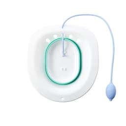 Sitz Bath for Hemorrhoids, Sitz Bath for Toilet Seat, Postpartum Care, Sits Bath Kit for Women, Collapsible, Flusher Hose