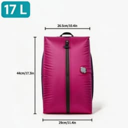 Vacuum Storage Bags Packing Cube IP67 Waterproof PU Polyester 17L Soft Portable White Black Pink Travel Bag Pump Sold Separately