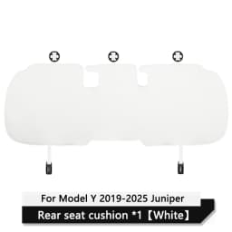 Car Ice Silk Seat Cushion Cover For Tesla Model 3 / Y Juniper 2019-2026 Breathable Comfortable Seat Pad Car Interior Accessories