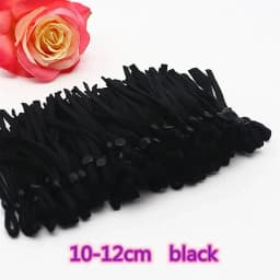 10-12CM Mask Elastic Band 15cm Colorful Mask Elastic Band Mask Rope Belt Adjustable Ear Hook Sewing Accessories 50/100pcs