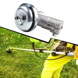 Gearbox Assembly Brush Cutter Trimmer Replace 26mm Diam Square Rod Gearhead Gearbox Plate High Quality Tool Parts