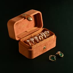 TAIMY Mini Plush Velvet Ring Jewelry Box Portable Travel Storage Case Free Support Custom Logo Service Jewelers Packaging Boxes