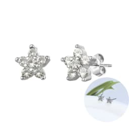 925 Sterling Silver Ear Needle White Zircon Silver Series Earrings ins Tassel Pendant Hoop Earrings For Women Advanced Jewelry