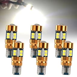 2/6/10PCS LED Signal Light Bulb Package 3030 12V 24V DC Orange Amber 158 175 Position 2821 Parking 2827 2525 T10 Car Truck Bulbs
