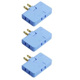 1-3Pcs 3 Way Flat Plug Adapter Power Wall Plug US Extension Plug Adapters Portable Foldable Extension Travel Converter Socket