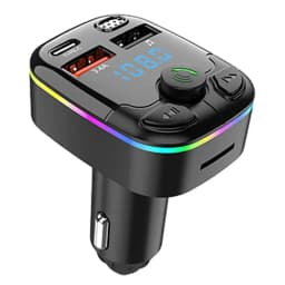 FM Transmitter for Car LED Display Car MP3 Player Wireless FM Transmitter 5.0 USB C Car Charger Multifunctional Car Radio Music